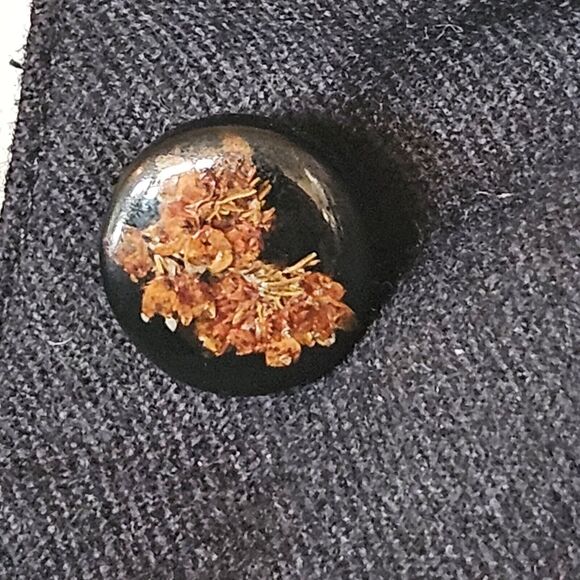 VTG Noviello Bloom Wool Embroidered Jacket W/belt Size 12 - Picture 4 of 16